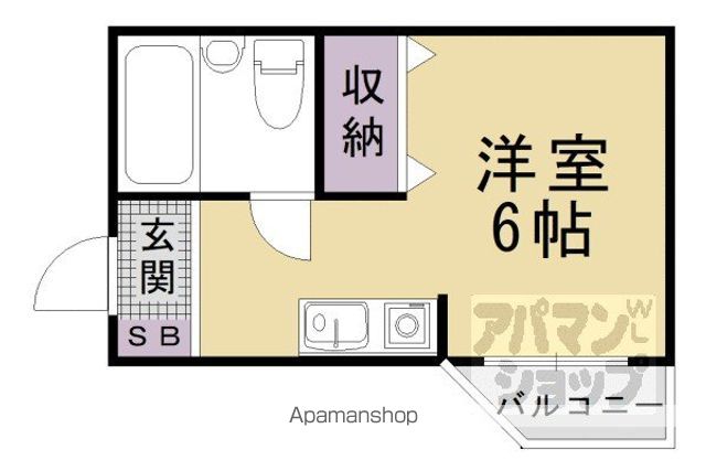 プルシャン山科の間取り写真