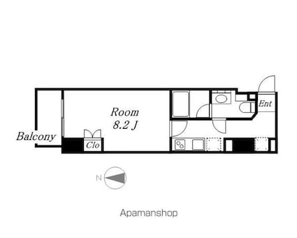 Ｃｏｍｆｏｒｔささしまライブ[1K/29.64m2]の間取図