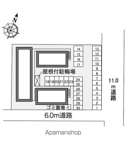 レオパレス成田 210 ｜ 千葉県成田市本三里塚1001-500（賃貸アパート1K・2階・31.05㎡） その17