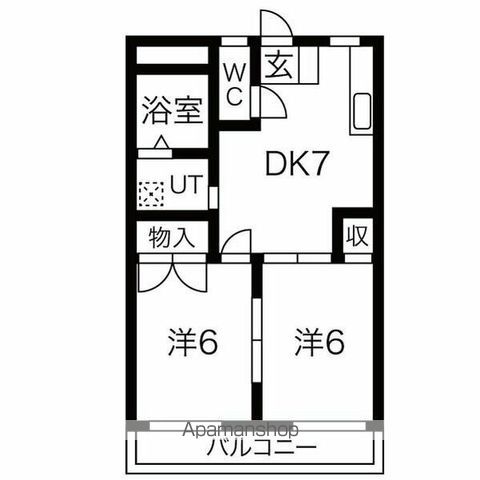 【パインリーフ長森本町の間取り】