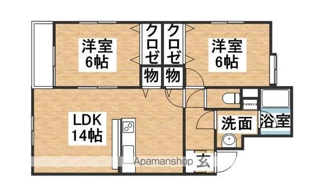 ルーチェ篠栗の間取り写真