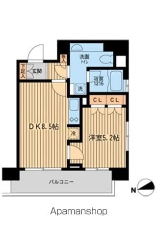 ラクラス田町の間取り写真