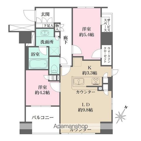 BELISTA横浜弐番館の間取り写真