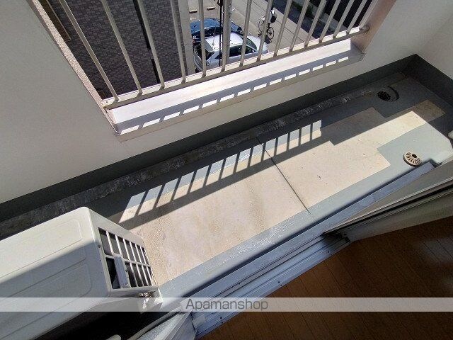 広島県東広島市西条中央４丁目[1R/23.4m2]のバルコニー