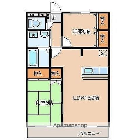 サンフィールドマンションの間取り写真