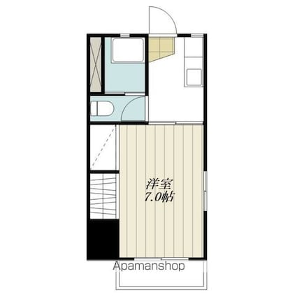ＹＤハイツ[1K/19m2]の間取図
