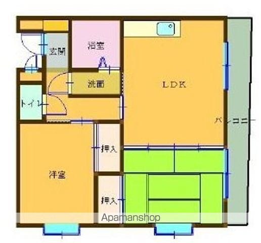 ルミエールハイツ南栄の間取り写真