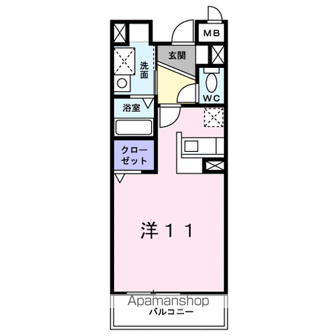 【柏市西原のマンションの間取り】