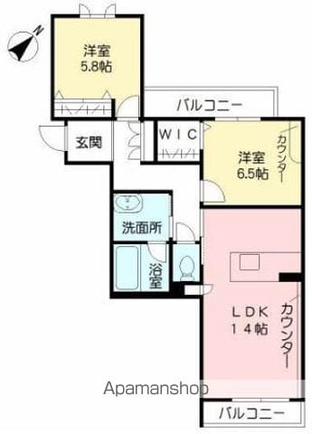 シャーメゾンステージ新大江の間取り写真