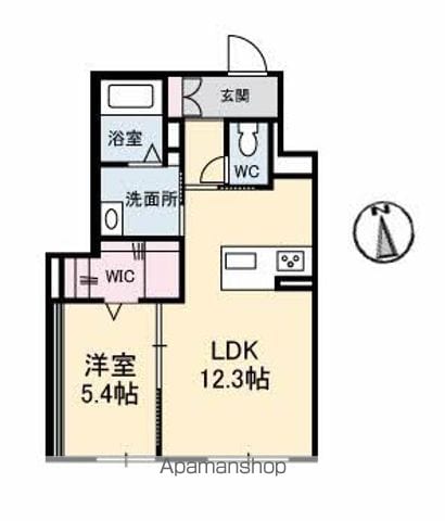 シャーメゾンステージ古川西 A棟の間取り写真
