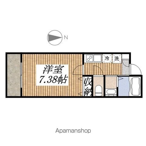 【立川市柏町のマンションの間取り】