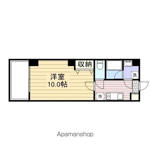 千葉市中央区南町のマンションの間取り