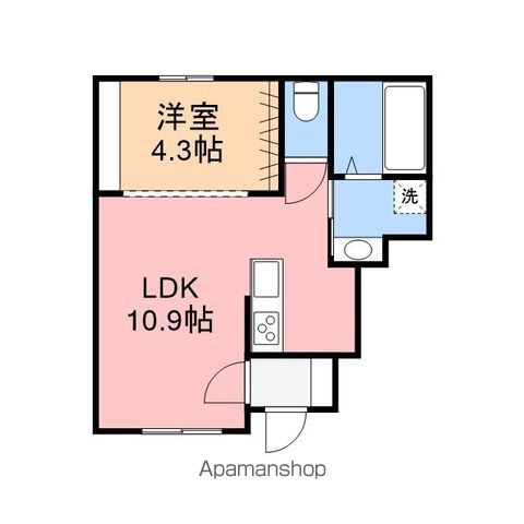 パルモアK3の間取り写真