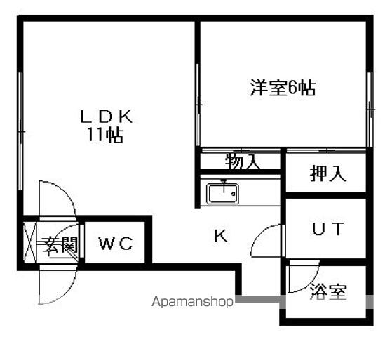 カーサN10の間取り写真