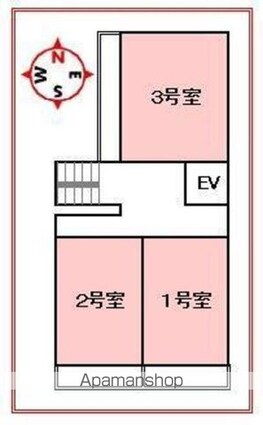 ラプラージュ緑町[1LDK/40.59m2]の配置図