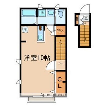 東京都葛飾区宝町２丁目[1R/31.25m2]の間取図