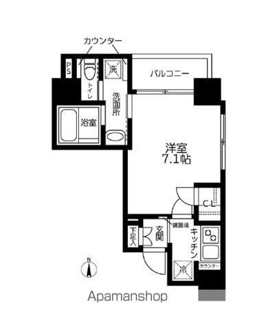 LIVE CASA早稲田の間取り写真