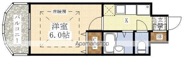 ローズコーポ西中島の間取り写真