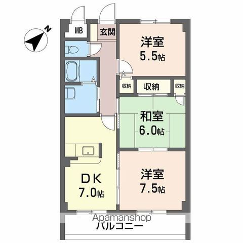 エスポワール21の間取り写真