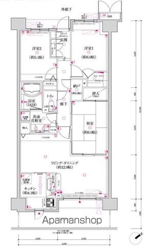 ネバーランド北小金サンフォートの間取り