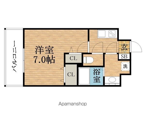 ラシーヌ瓦屋町の間取り写真