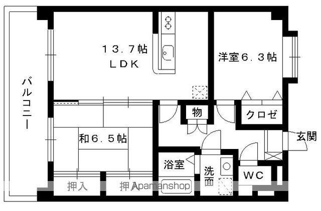 【ニュー・アンフィニーの間取り】