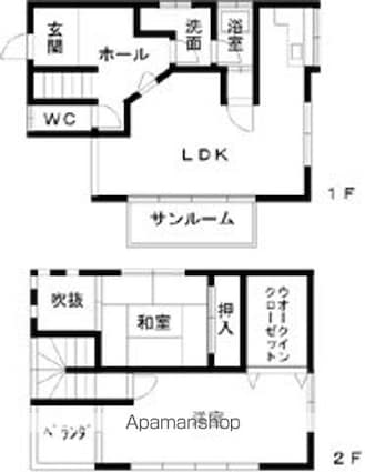 和歌山県和歌山市大谷[2LDK/82.81m2]の間取図
