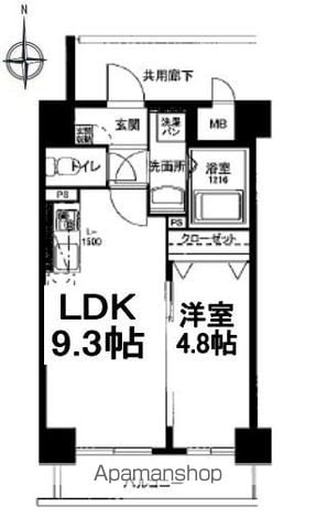 グランジュ大濠の間取り