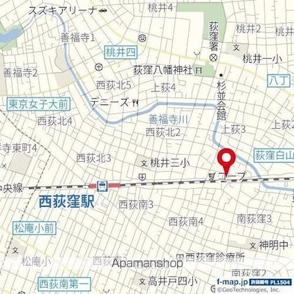 ラフィネ西荻[1R/18.17m2]の周辺9