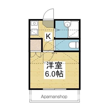 メゾン和泉北[1K/18.11m2]の間取図