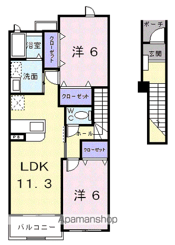 プレスコット２２の間取り