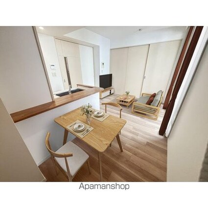 オーキッドレジデンス神楽坂[1LDK/40.84m2]のリビング・居間2