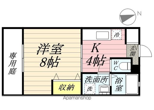 サントス青江Aの間取り写真