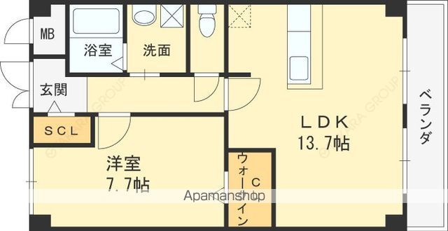 夙川ニューコーポの間取り写真