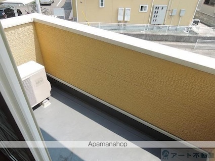 ソレイユＫ枝松Ｃ[2LDK/62.45m2]のバルコニー