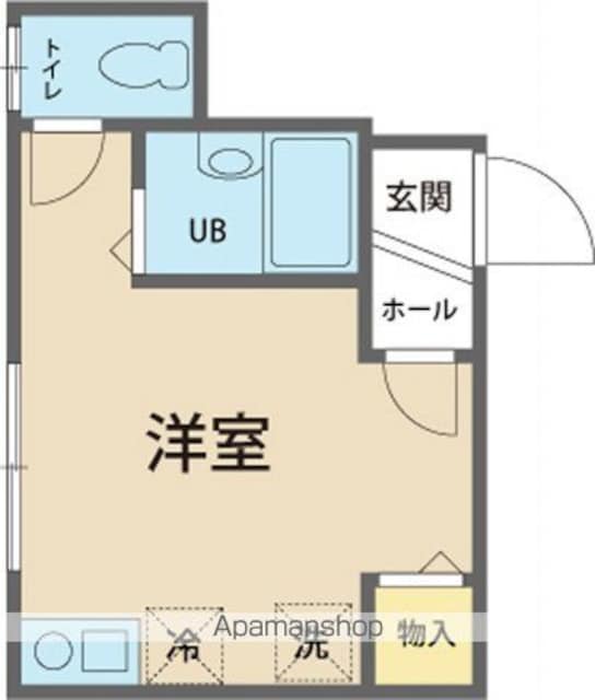 サンコート武蔵小金井[1R/17.59m2]の間取図