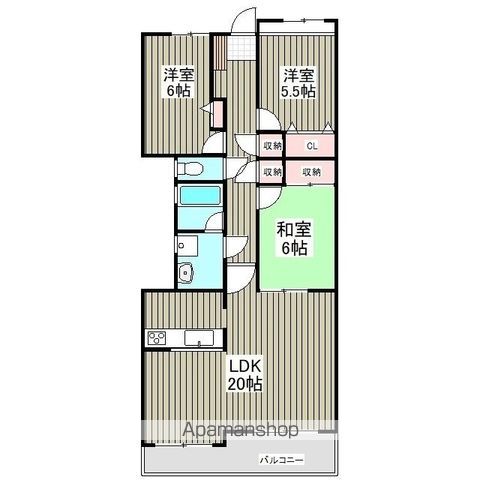 読売ランド第一マンションズの間取り