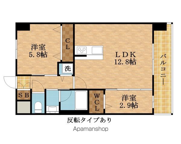 スプランディッドライズ新大阪ノースの間取り