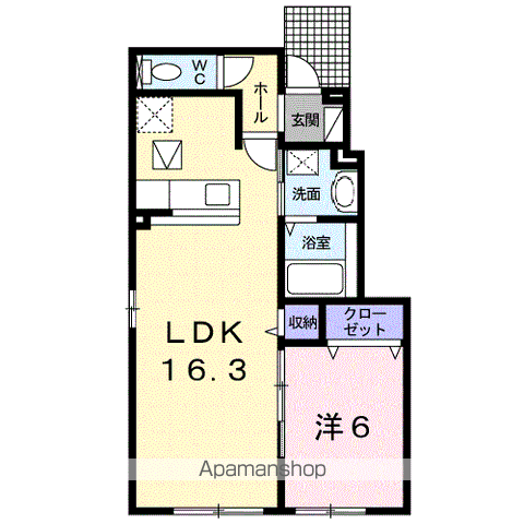 LILAS将軍野AAの間取り写真