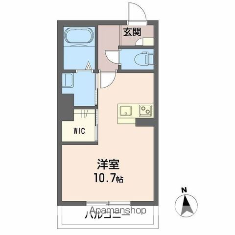 チェルシー 西津田 WESTの間取り写真