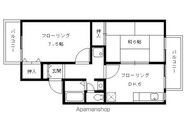 ナトゥーラ西賀茂の間取り写真