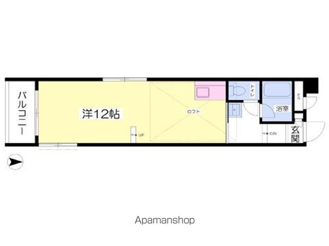 森ビル第８[1R/29.7m2]の間取図