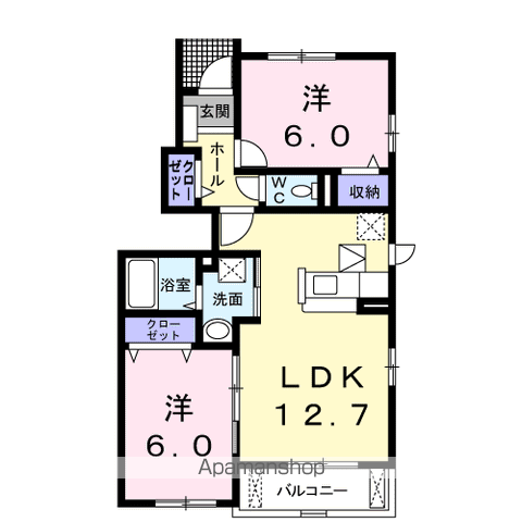 フォレストヒルCの間取り写真