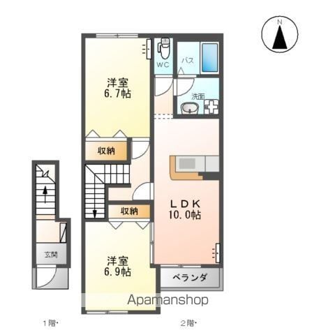 グレーシアS.Sの間取り写真