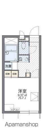 レオパレスビエントの間取り写真