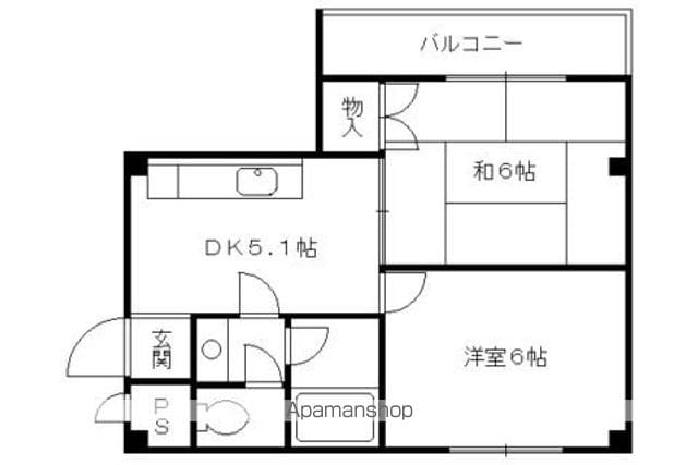 ハイム光月の間取り写真