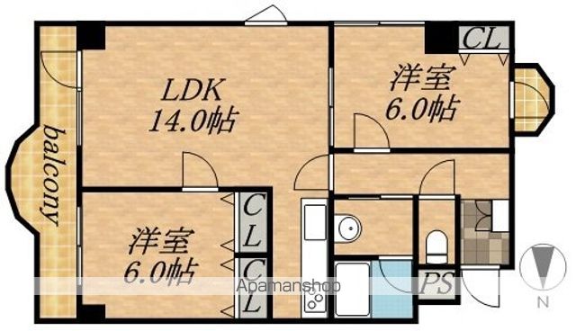 アークヒルズ中島公園の間取り写真