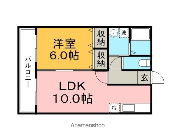 カーザミアⅠの間取り