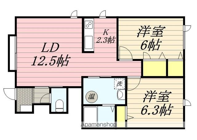 ミュンヘン福住の間取り写真