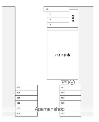 和歌山県和歌山市有本[3DK/58.32m2]の配置図